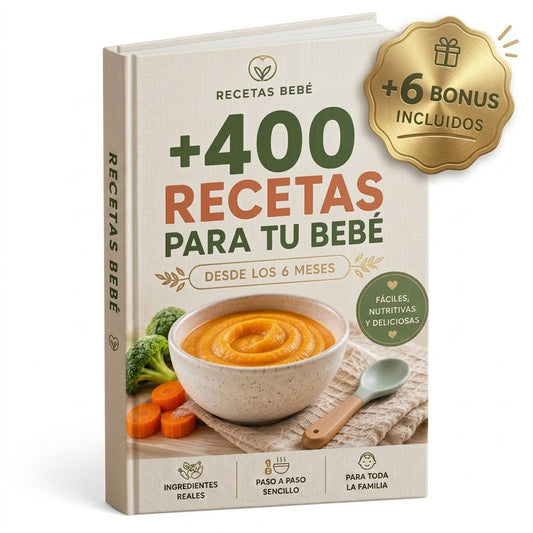 Nunca Más “¿Qué le Cocino?” | +400 Recetas para tu Bebé